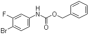 (4-Bromo-3-fluorophenyl)carbamic acid benzyl ester molecular structure (CAS 510729-01-8)