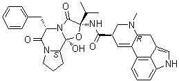 异麦角克碱分子结构 (CAS 511-07-9)