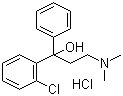 Chlophedianol hydrochloride molecular structure (CAS 511-13-7)