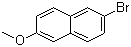 2-溴-6-甲氧基萘分子结构 (CAS 5111-65-9)