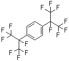 结构式 CAS# 51114-12-6, 1,4-二[1,2,2,2-四氟-1-(三氟甲基)乙基]苯