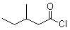 structure of CAS# 51116-72-4, 3-Methylvaleryl chloride;3-Methylpentanoyl chloride; 3-Methylvaleric acid chloride