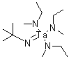 结构式 CAS# 511292-99-2, 叔丁基亚胺三(乙基甲基氨基)钽