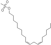 Linoleyl methanesulfonate molecular structure (CAS 51154-39-3)