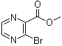 structure of CAS# 51171-02-9, 3-Bromopyrazine-2-carboxylic acid methyl ester;Methyl 2-bromopyrazine-3-carboxylate