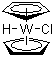 结构式 CAS# 51177-12-9, 双(环戊二烯)氢氯化钨