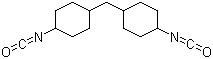 structure of CAS# 5124-30-1, Methylene-bis(4-cyclohexylisocyanate);1,1-Methylene bis(4-isocyanatocyclohexane); 1,1'-Methylenebis-(4-Isocyanatocyclohexane); 4,4'-Diisocyanatodicyclohexylmethane; 4,4'-Methylenebis(cyclohexyl isocyanate); Bis(4-isocyanatocyclohexyl) methane; Dicyclohexylmethane-4,4'-diisocyanate; Hydrogenated MDI; Nacconate H 12