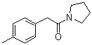 1-[(4-Methylphenyl)acetyl]pyrrolidine molecular structure (CAS 512787-27-8)