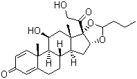 structure of CAS# 51333-22-3, Budesonide;16,17-Butylidenebis(oxy)-11-,21-dihydroxypregna-1,4-diene-3,20-dione