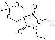 2,2-Dimethyl-[1,3]dioxane-5,5-dicarboxylic acid diethyl ester molecular structure (CAS 51335-75-2)