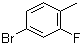 4-Bromo-2-fluorotoluene molecular structure (CAS 51436-99-8)