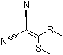 2-[二(甲硫基)亚甲基]丙二腈分子结构 (CAS 5147-80-8)
