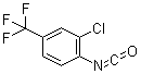结构式 CAS# 51488-22-3, 2-氯-4-(三氟甲基)苯基异氰酸酯