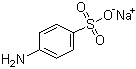 structure of CAS# 515-74-2, Sodium sulfanilate;4-Amino-benzenesulfonic acid monosodium salt; Sodium sulfanilate