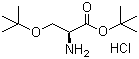 structure of CAS# 51537-21-4, O-tert-Butyl-L-serine tert-butyl ester hydrochloride