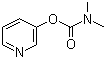 结构式 CAS# 51581-32-9, 3-(N,N-二甲氨基甲酰氧基)吡啶