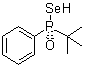 (S)-(-)-tert-Butylphenylphosphinoselenoic acid molecular structure (CAS 51584-28-2)