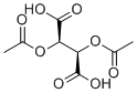 structure of CAS# 51591-38-9, Diacetyl-L-tartaric acid;(2R,3R)-2,3-diacetyloxybutanedioic acid