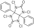 1,3,4,6-Tetrachloro-3a,6a-diphenylglycouril molecular structure (CAS 51592-06-4)