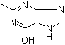 2-Methyl-7H-purin-6-ol molecular structure (CAS 5167-18-0)