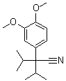 3,4-Dimethoxy-alpha,alpha-bis(1-methylethyl)benzeneacetonitrile molecular structure (CAS 51698-54-5)