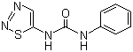 structure of CAS# 51707-55-2, Thidiazuron;1-Phenyl-3-(1,2,3-thiadiazol-5-yl)urea; 5-Phenylcarbamoylamino-1,2,3-thiadiazole; Dropp