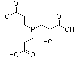 Tris(2-carboxyethyl)phosphine hydrochloride molecular structure (CAS 51805-45-9)