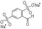 结构式 CAS# 51818-11-2, 2-甲酰基-1,4-苯二磺酸二钠盐