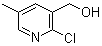2-Chloro-3-(hydroxymethyl)-5-methylpyridine molecular structure (CAS 518314-64-2)