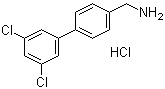 结构式 CAS# 518357-39-6, 3',5'-二氯-[1,1'-联苯]-4-甲胺盐酸盐