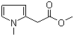结构式 CAS# 51856-79-2, 1-甲基-2-吡咯乙酸甲酯