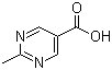 structure of CAS# 5194-32-1, 2-Methylpyrimidine-5-carboxylic acid