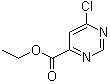 结构式 CAS# 51940-63-7, 6-氯嘧啶-4-羧酸乙酯