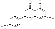 structure of CAS# 520-36-5, Apigenin;4',5,7-Trihydroxyflavone; 5,7,4'-Trihydroxyflavone