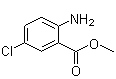 结构式 CAS# 5202-89-1, 2-氨基-5-氯苯甲酸甲酯