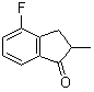 4-Fluoro-2-methylindanone molecular structure (CAS 52045-42-8)