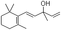结构式 CAS# 5208-93-5, 3-甲基-1-(2,6,6-三甲基环己烯-1-基)-1,4-戊二烯-3-醇