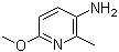 3-Amino-6-methoxy-2-picoline molecular structure (CAS 52090-56-9)