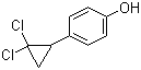 结构式 CAS# 52179-26-7, 4-(2,2-二氯环丙基)苯酚
