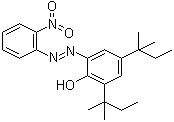 2,4-Bis(tert-pentyl)-6-[(2-nitrophenyl)azo]phenol molecular structure (CAS 52184-19-7)