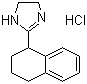 structure of CAS# 522-48-5, Tetrahydrozoline hydrochloride;2-Tetralin-1-yl-4,5-dihydro-1H-imidazole hydrochloride