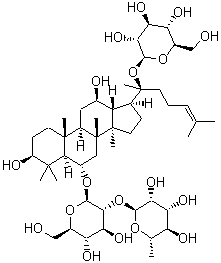 结构式 CAS# 52286-59-6, 人参皂甙 Re