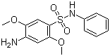 4-Amino-2,5-dimethoxy-N-phenylbenzenesulphonamide molecular structure (CAS 52298-44-9)