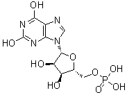 5'-Xanthylic acid molecular structure (CAS 523-98-8)
