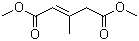 Dimethyl 3-methylpent-2-enedioate molecular structure (CAS 52313-87-8)