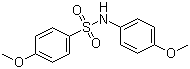 structure of CAS# 52334-79-9, 4-Methoxy-N-(4-methoxyphenyl)benzenesulfonamide