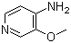 结构式 CAS# 52334-90-4, 4-氨基-3-甲氧基吡啶