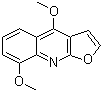 花椒碱分子结构 (CAS 524-15-2)