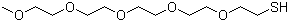 3,6,9,12,15-Pentaoxahexadecane-1-thiol molecular structure (CAS 524030-00-0)