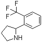 结构式 CAS# 524674-04-2, 2-[2-(三氟甲基)苯基]吡咯烷